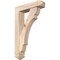 Ekena Millwork Olympic Arts and Crafts Smooth Bracket w/ Offset Brace, Douglas Fir, 5 1/2"W x 22"D x 34"H BKT0604X22X34OLY03SDF - alternate 1
